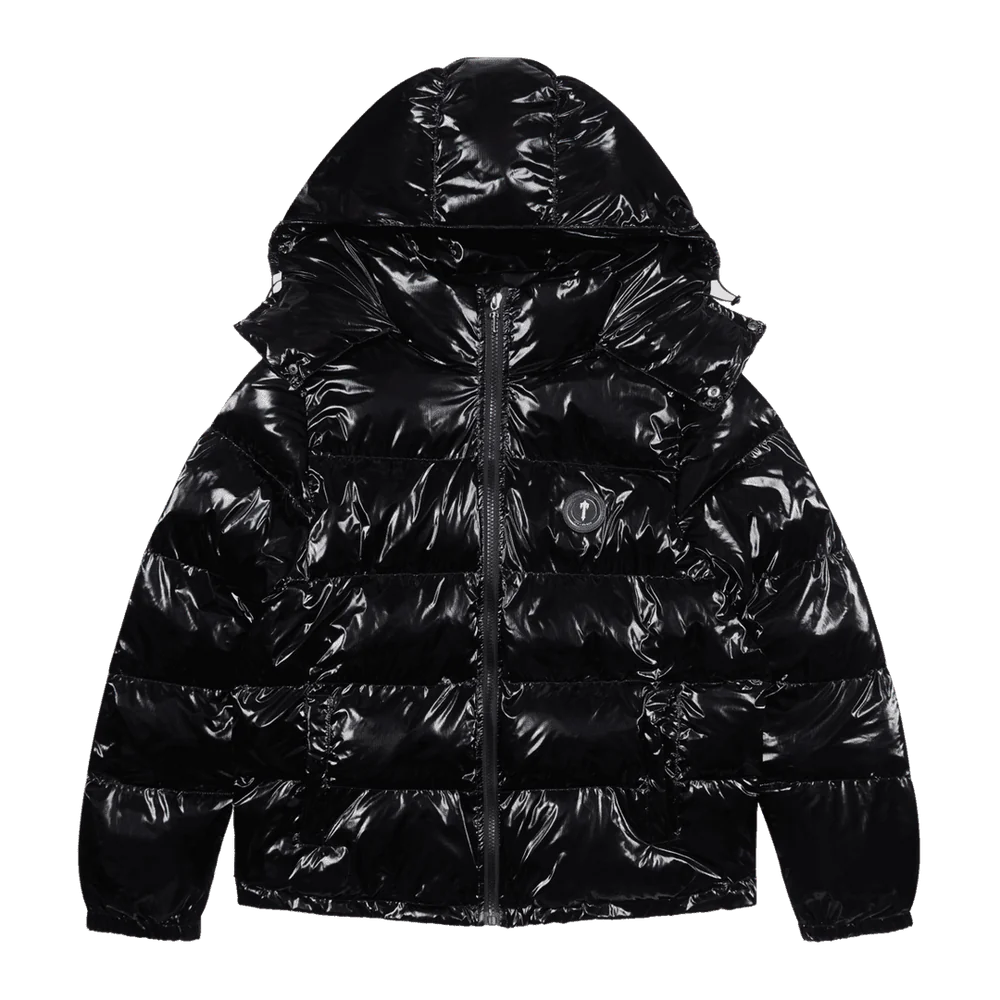 TRAPSTAR SHINY BLACK PUFFER Jacket