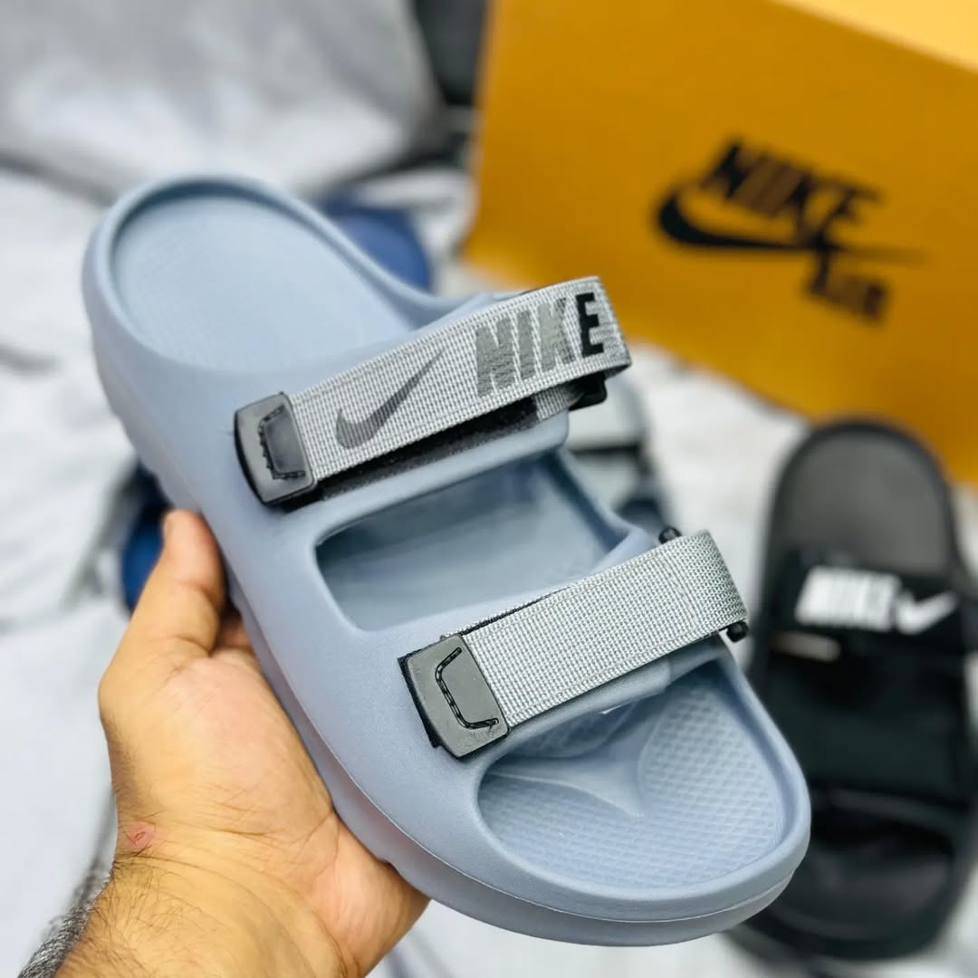 Nike Claquettes Accra Metropolitan Slides Blue Cyan