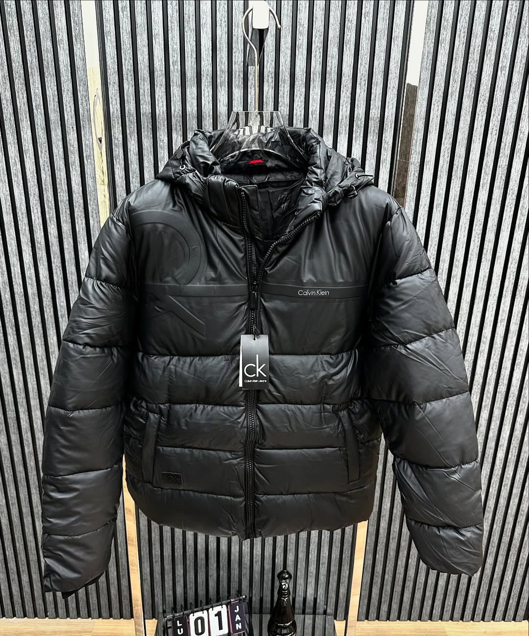 Doudoune noire Calvin Klein