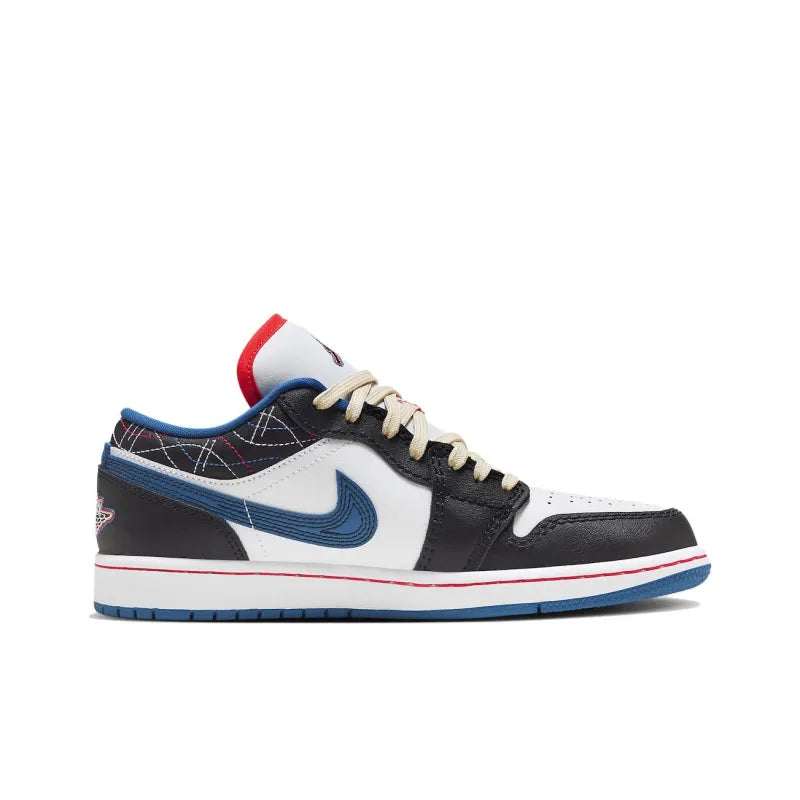 Air Jordan 1 Low SE 'Industrial Blue Sashiko' - Spadri Tunisie