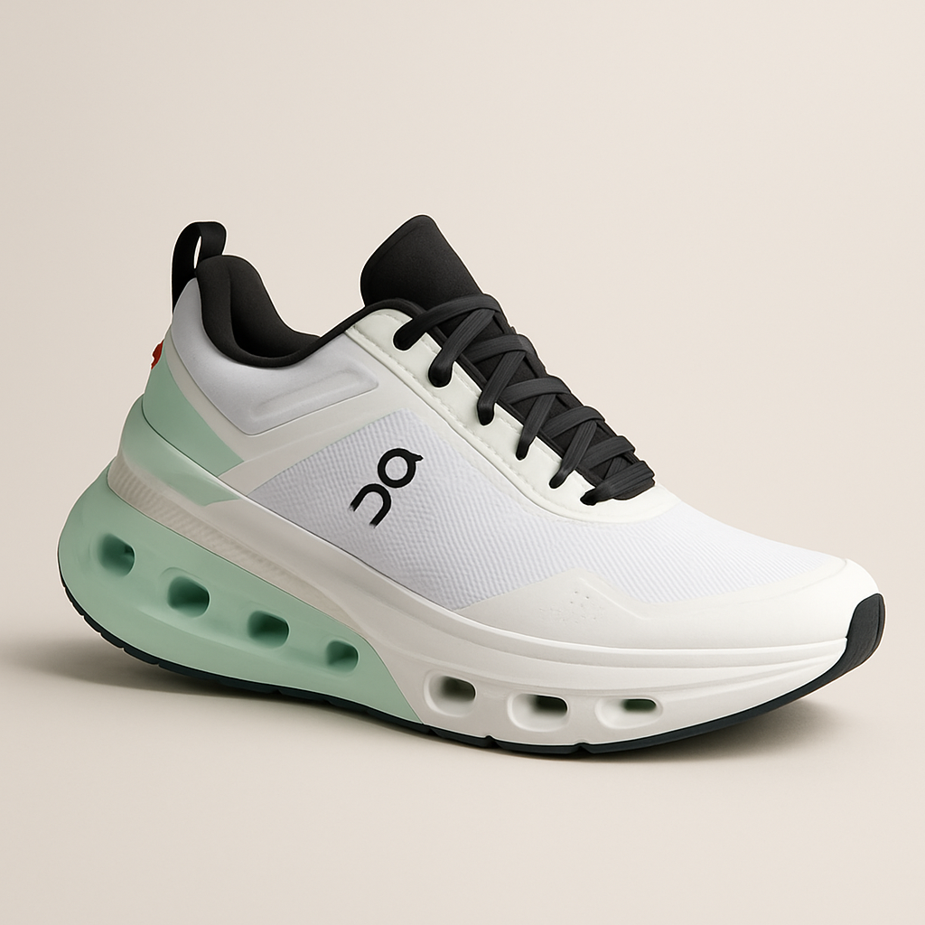 ON Cloud Nova X Sneakers White and Green