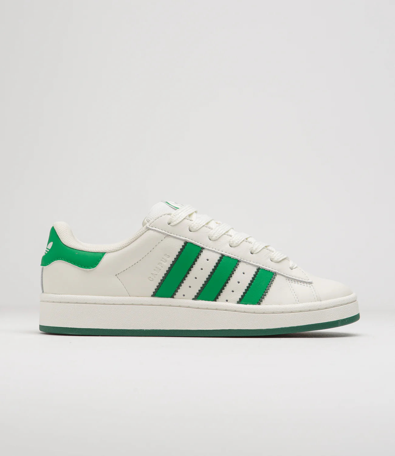 Adidas originals Campus Core Blanc / Vert / Blanc cassé