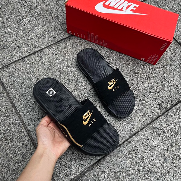 Nike Air Max Claquette Camden Noir Or