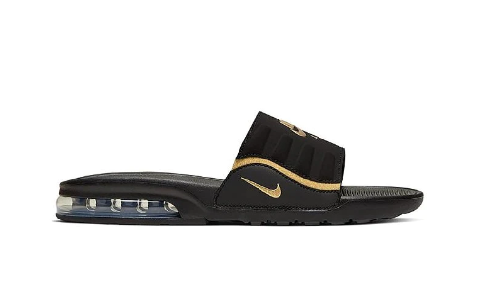 Nike Air Max Claquette Camden Noir Or
