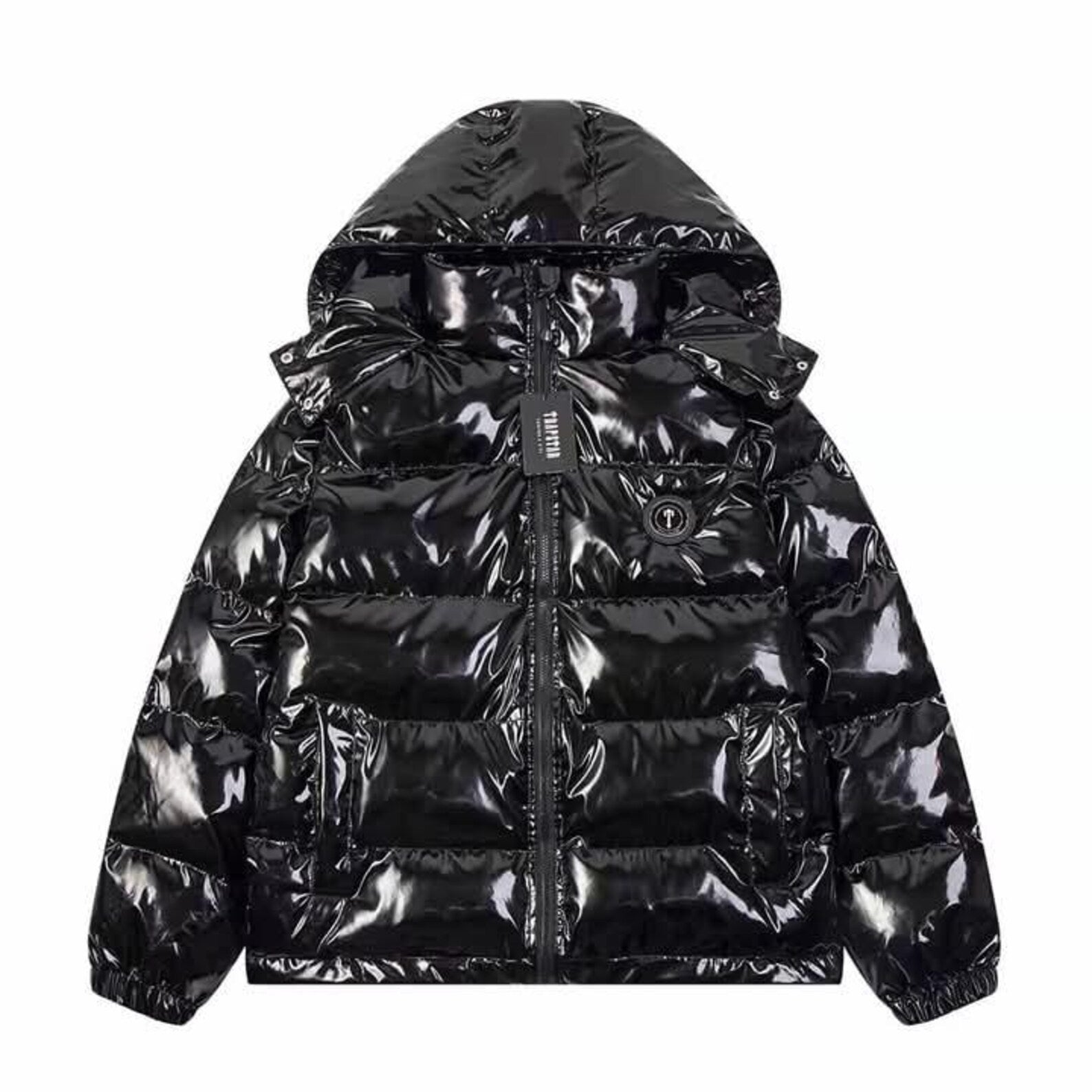 TRAPSTAR SHINY BLACK PUFFER Jacket