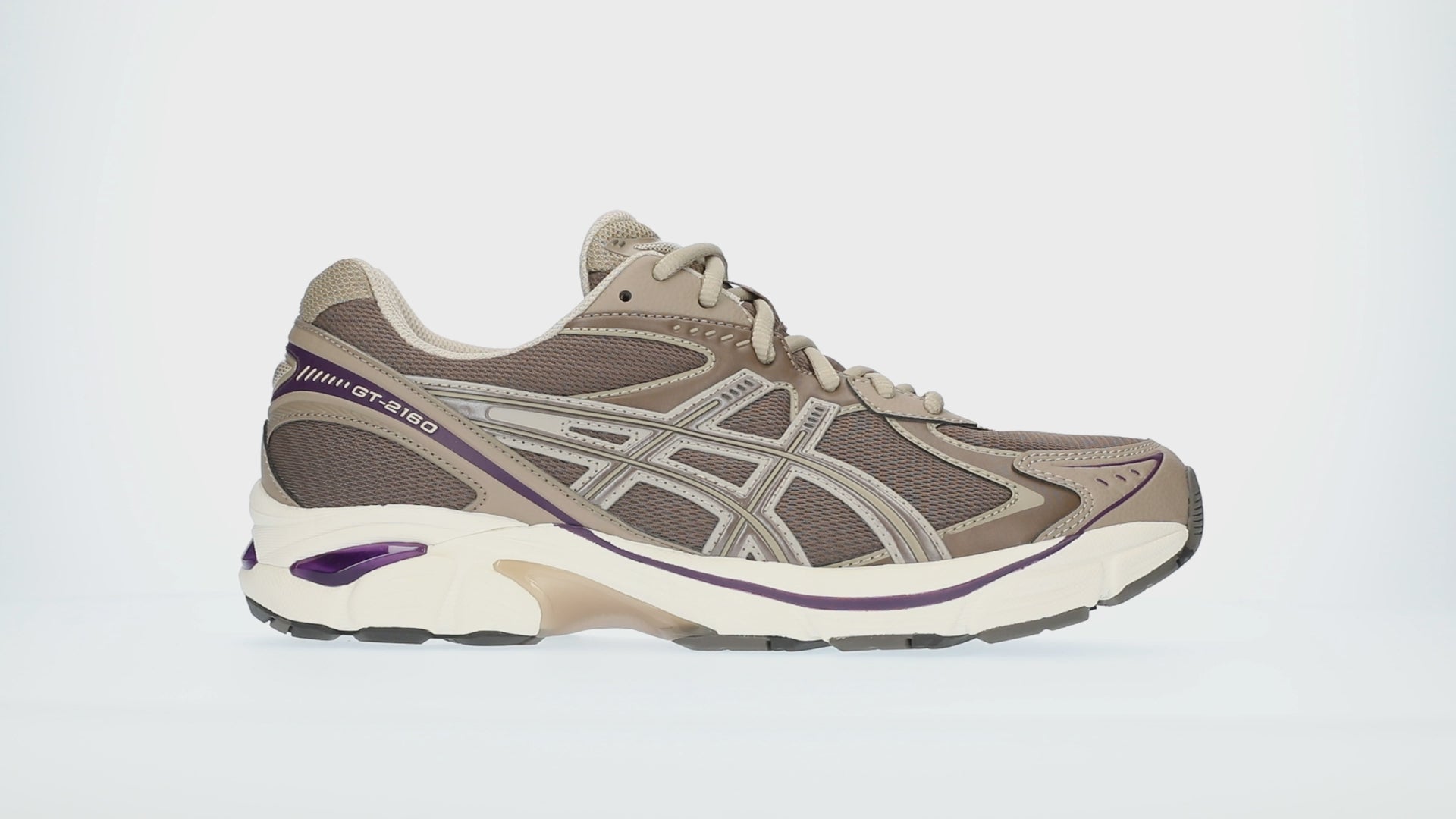 Asics GT-2160 Dark Taupe Purple Grey Beige