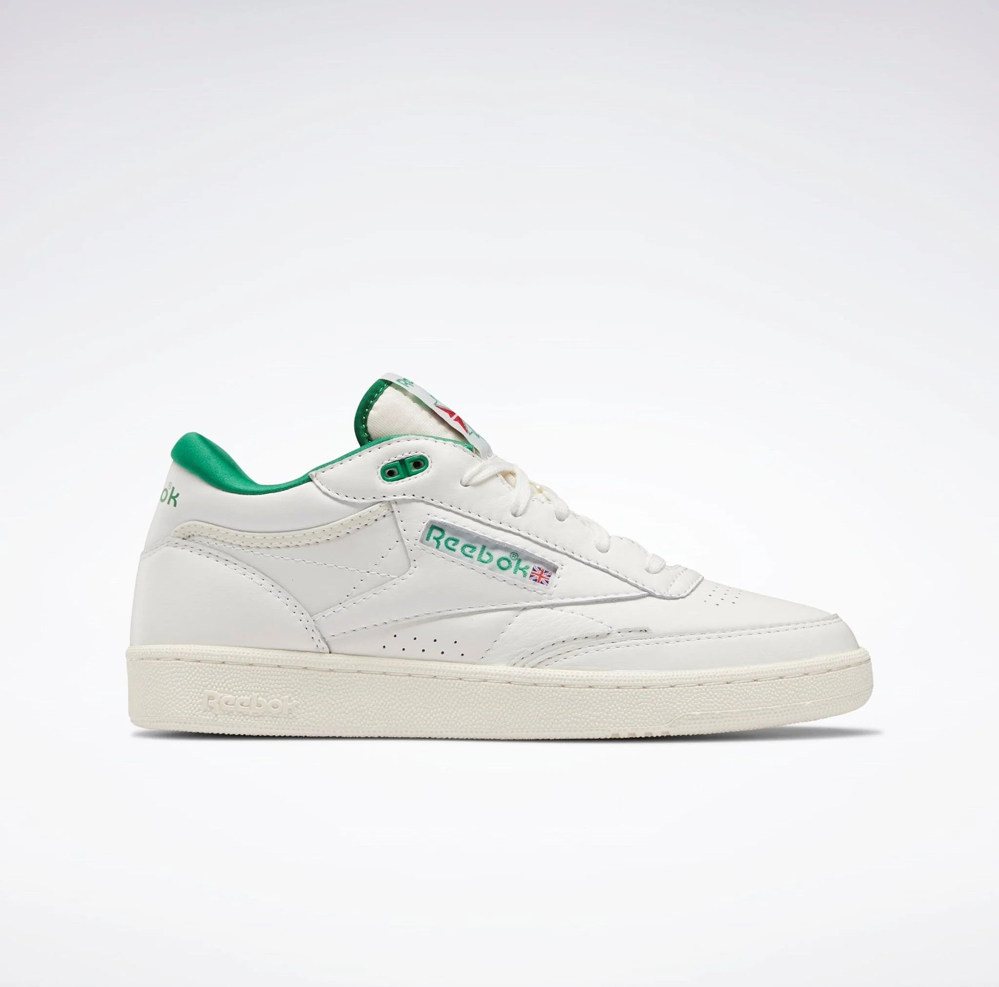 Chaussures Reebok Club C Mid II Vintage Craie/Vert Glen/Blanc classique