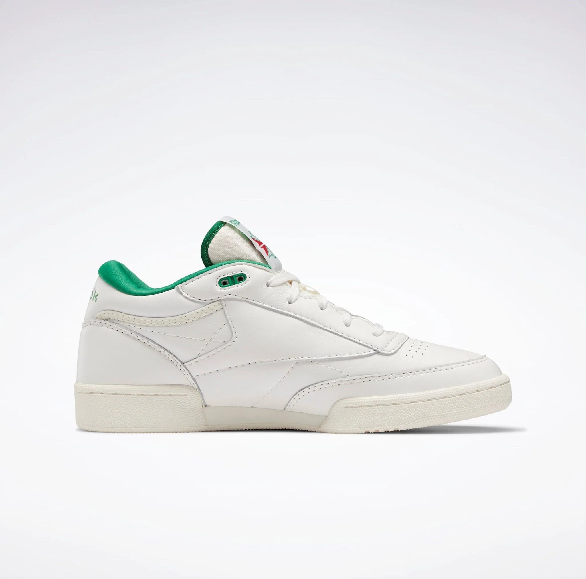 Chaussures Reebok Club C Mid II Vintage Craie/Vert Glen/Blanc classique