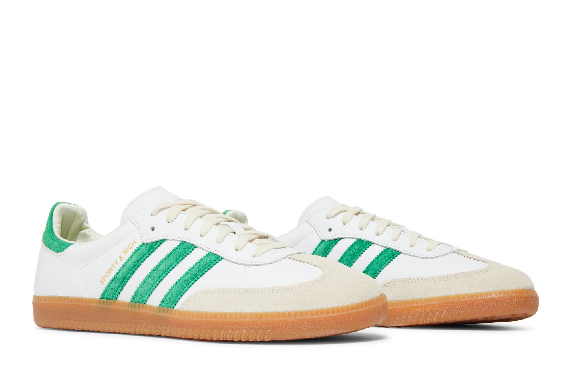Sporty & Rich x adidas Samba OG 'White Green'