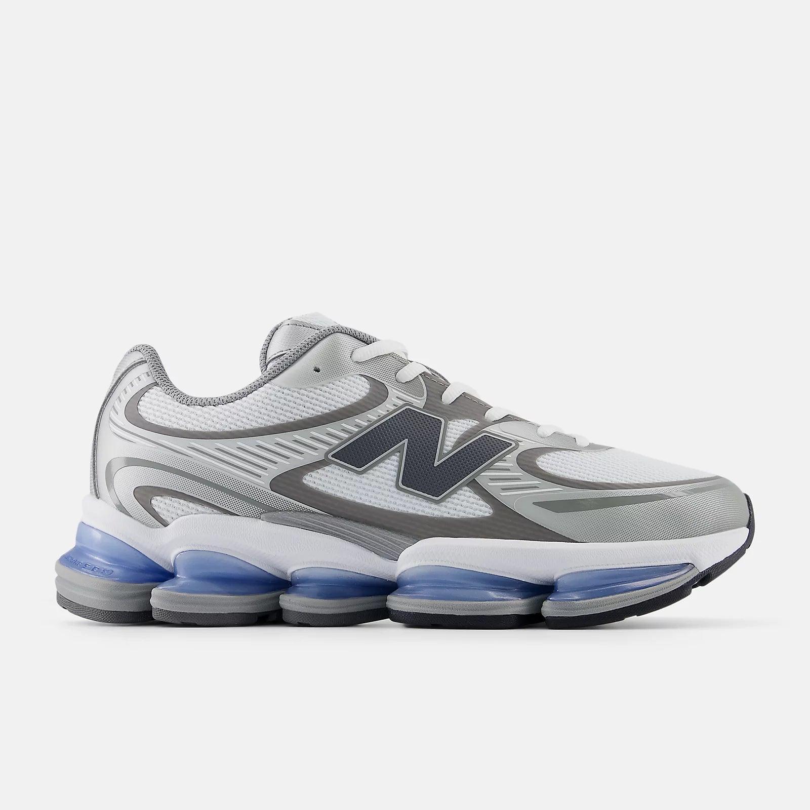 New Balance Abzorb 2000 Shoes White with Silver Metallic and Castlerock