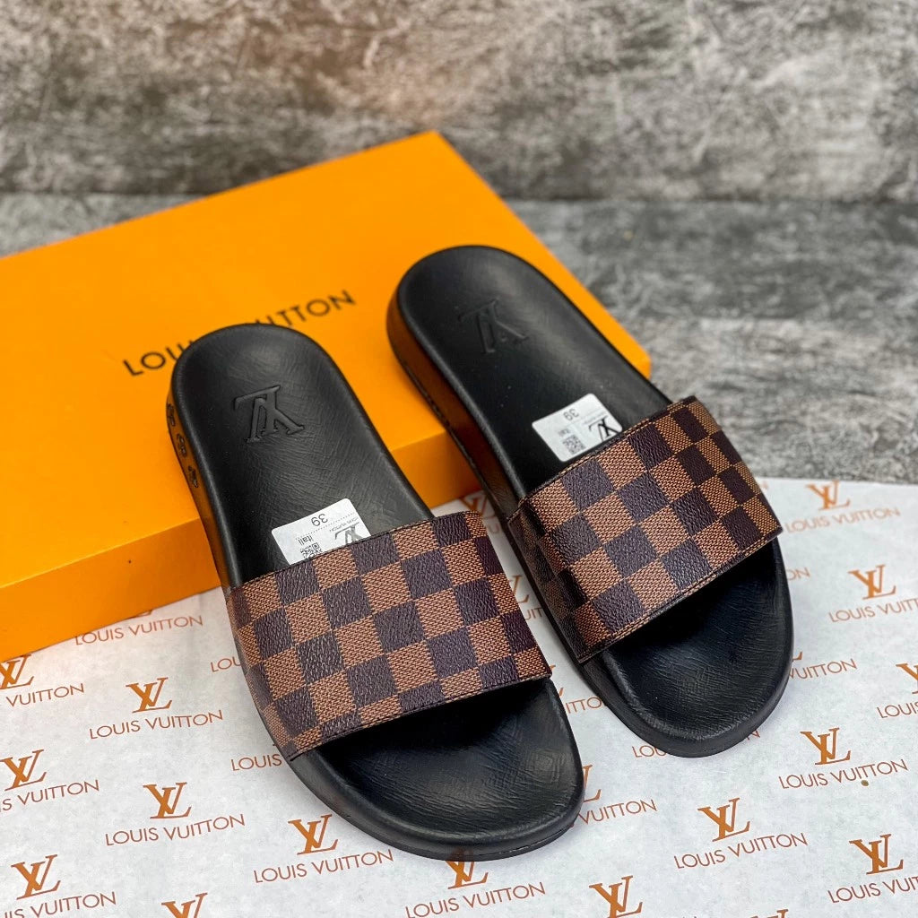 Nike Claquette Lv 2025 Marron