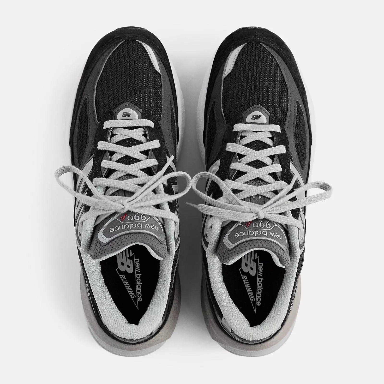 New Balance Made in USA 990v6 Shoes Black with White